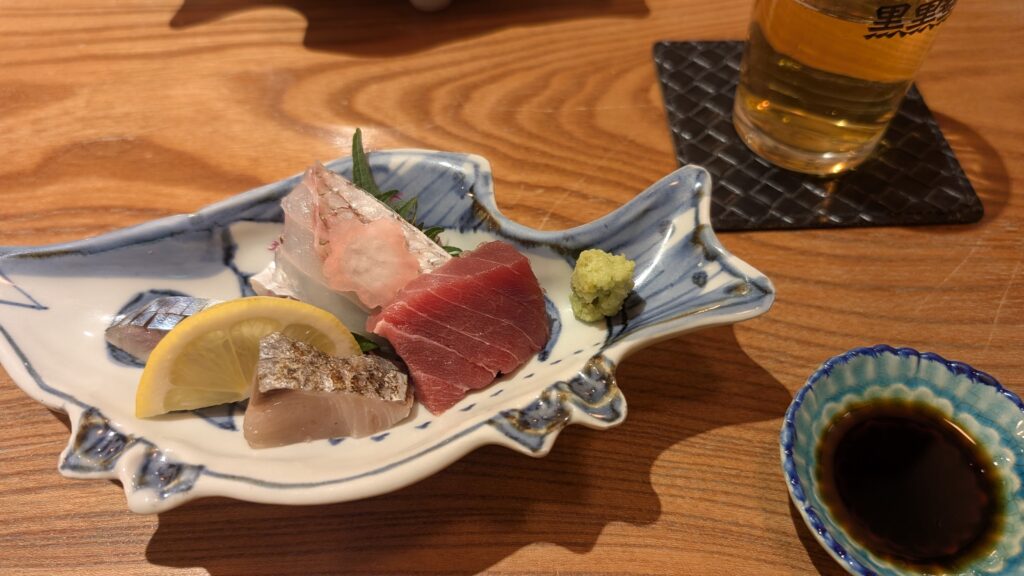 yakigai akoya in hibiya tokyo sashimi