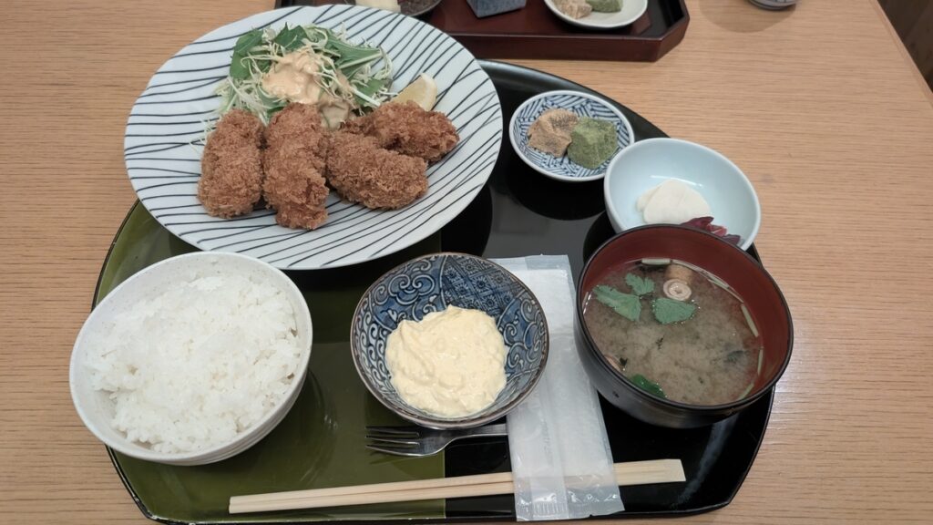 Washoku Tantan Sai (和食　淡々菜) – Crispy Oyster Fry Lunch in Minami Aoyama, Tokyo (Winter Special)